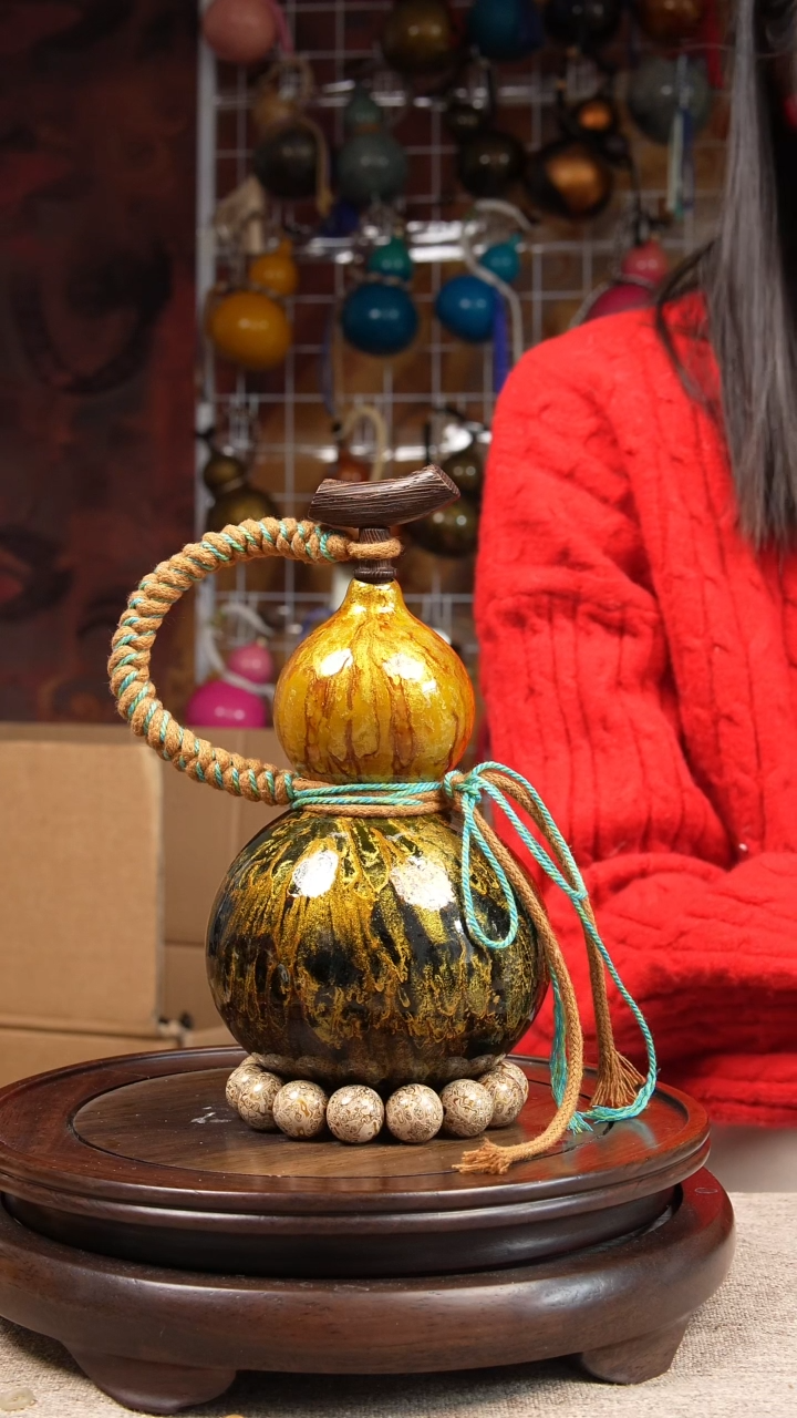 【闪购商品】706号大漆葫芦摆件挂件