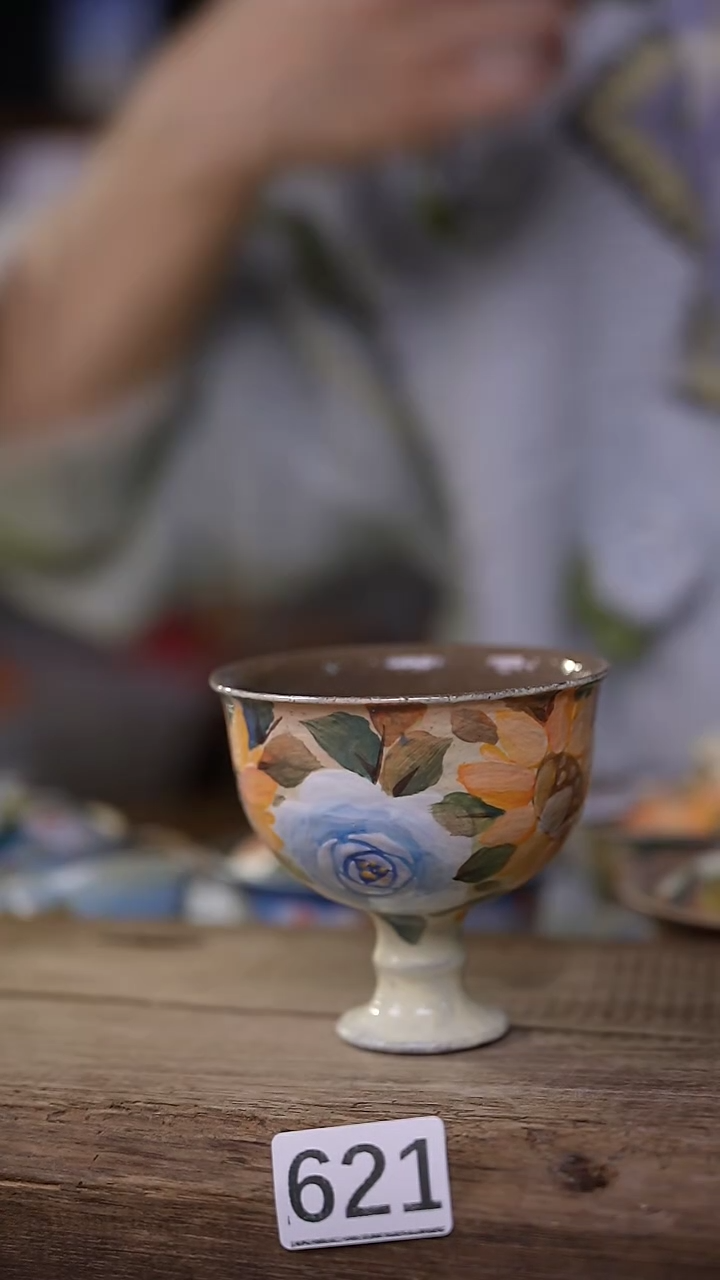 【闪购商品】瓷片油画风·彩绘·设计师石一款