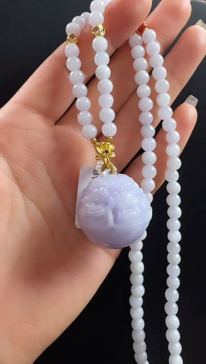 颈饰未镶嵌翡翠单珠