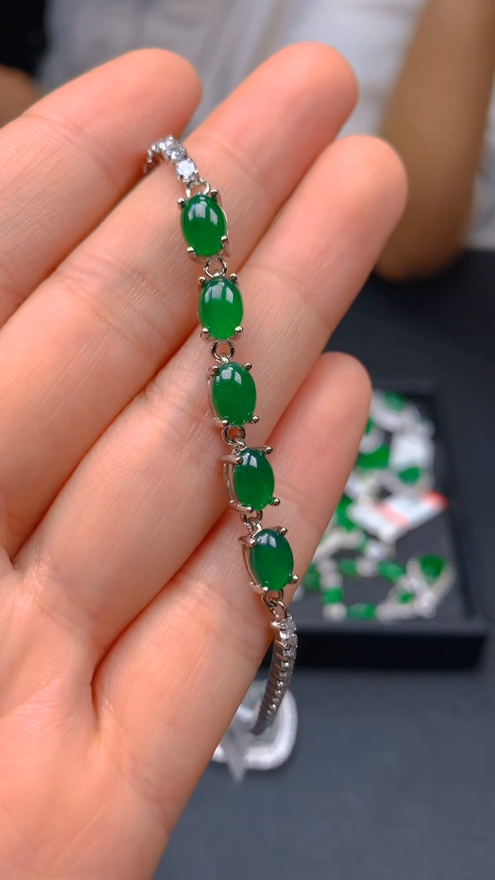 【闪购商品】翡翠手链未镶嵌0783403223/多样性发一