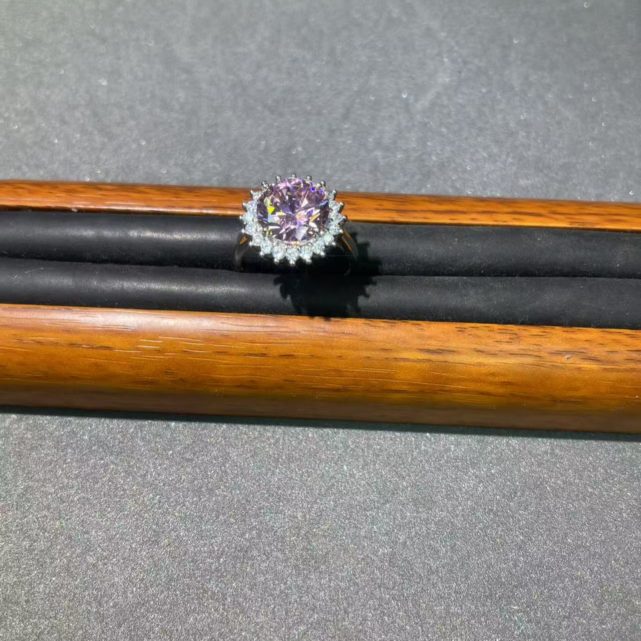 s7681白托粉花花戒指多样发