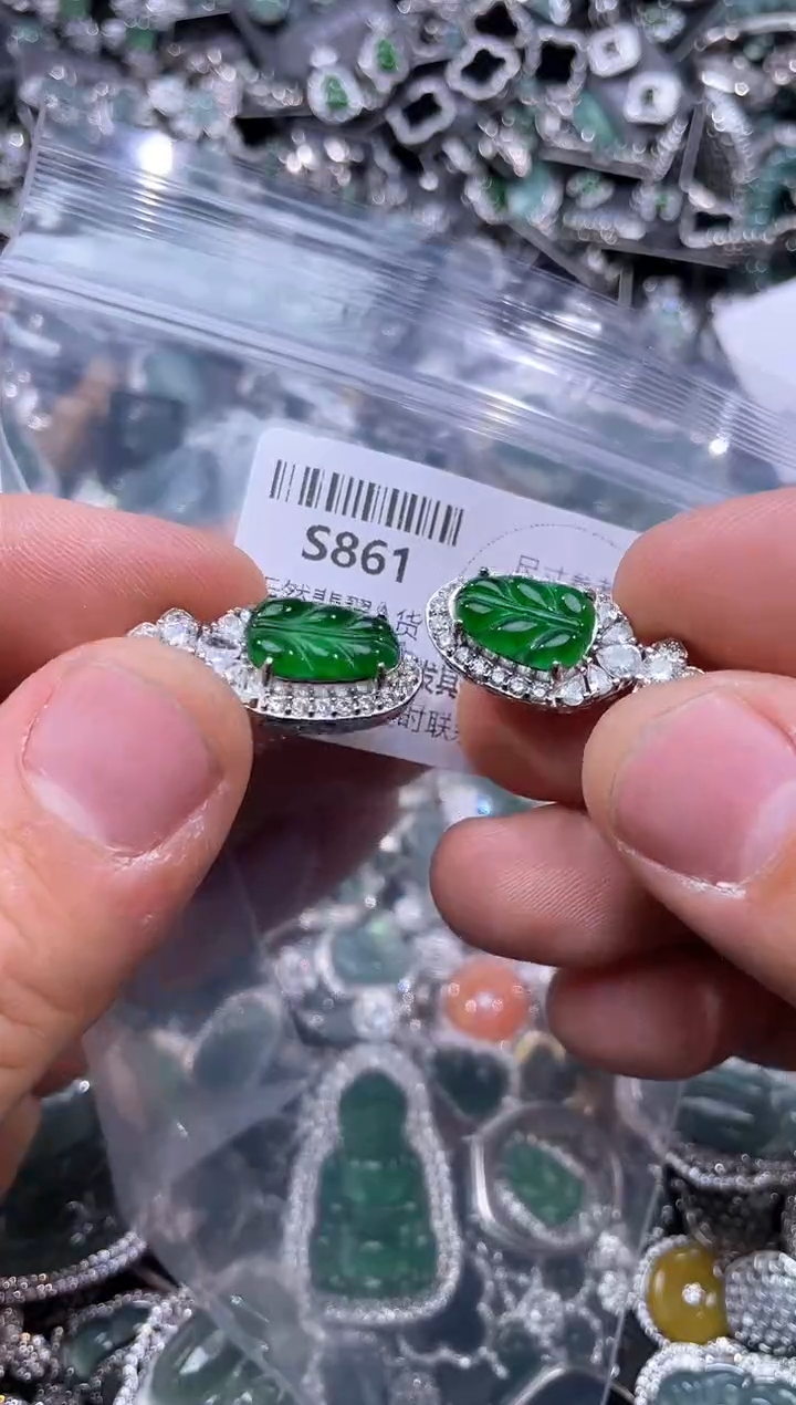 【闪购商品】翡翠颈饰未镶嵌S861多样性发其一