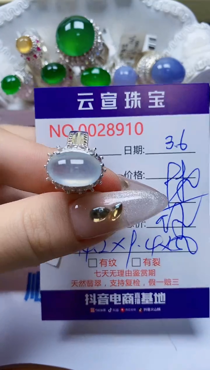 【闪购商品】翡翠戒指未镶嵌/89100000