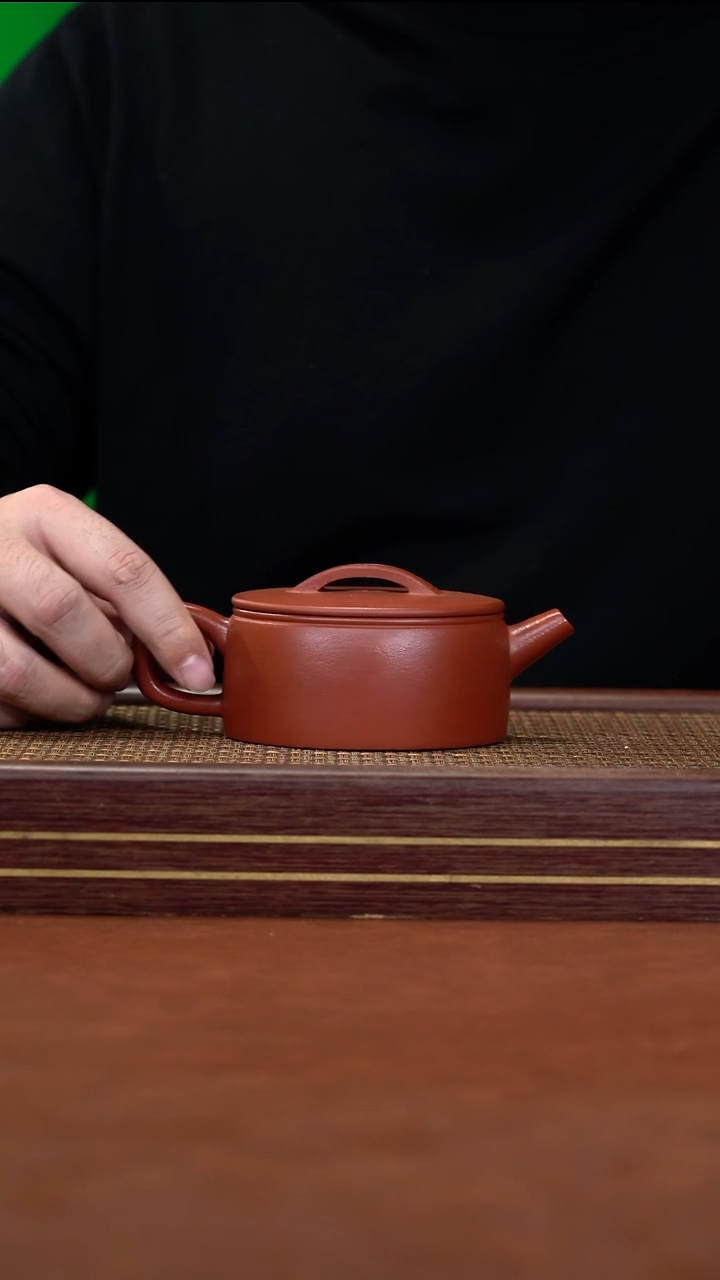 茶壶紫砂zff 汉瓦  红降坡