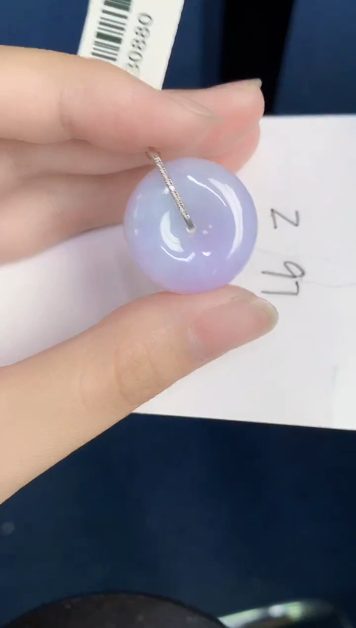 翡翠18K金镶嵌颈饰000000000