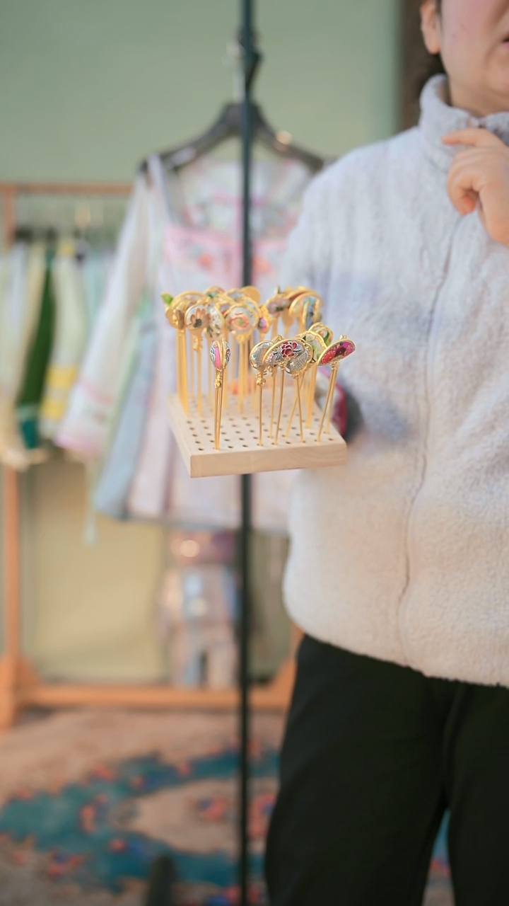 【闪购商品】刺绣苏绣发簪不挑1个