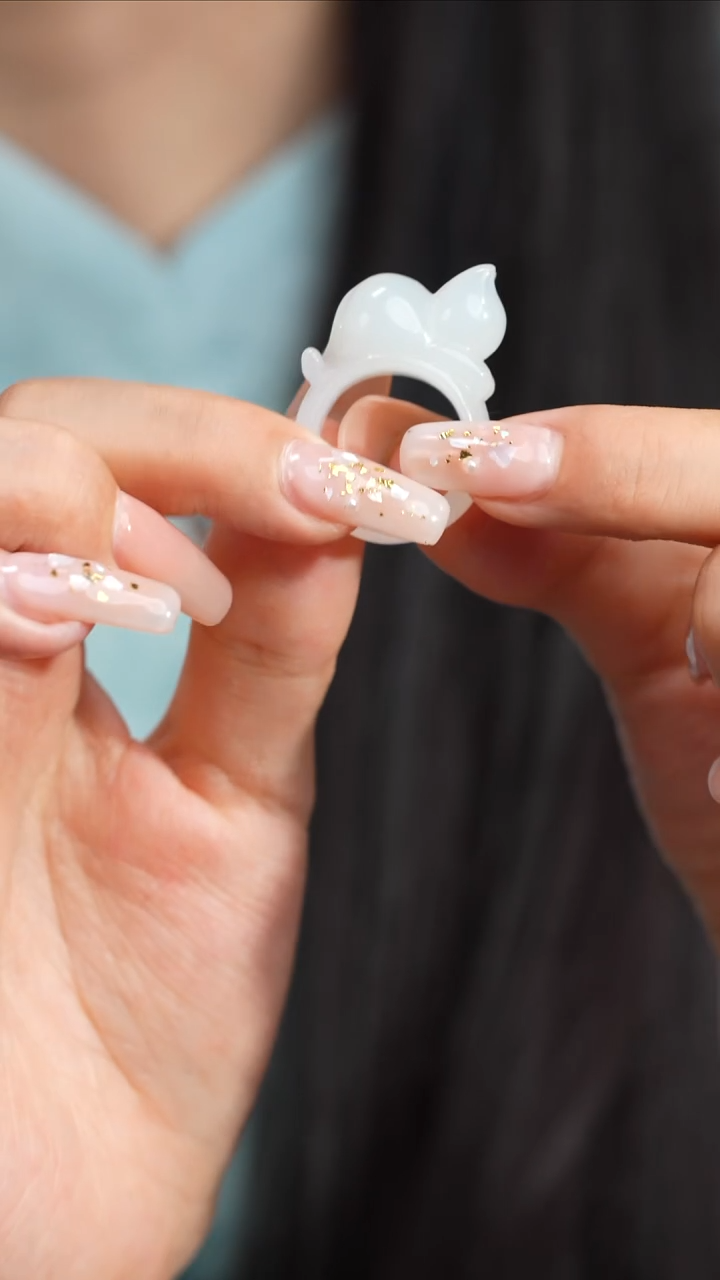 和田玉戒指未镶嵌14