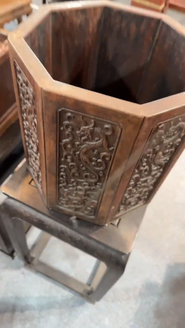 香榧木花梨木   大画缸