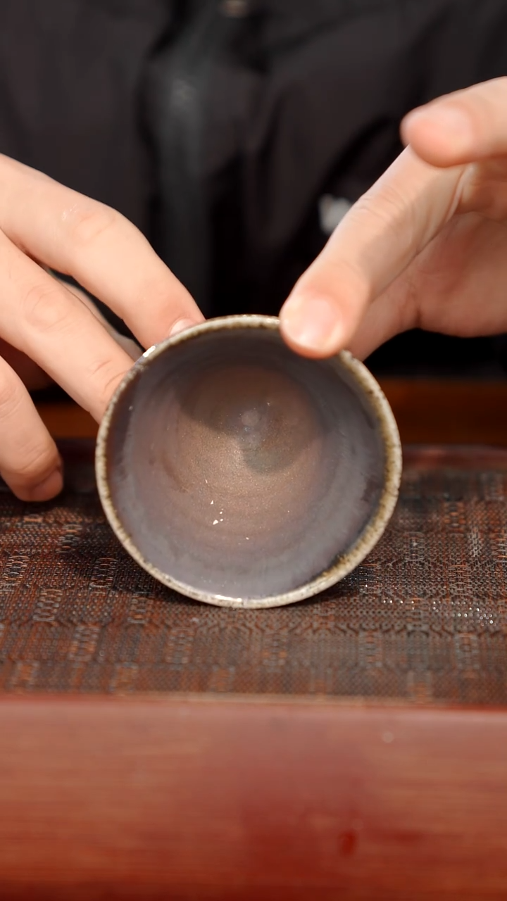 陶瓷奢瓷/瑞寅柴烧茶器（杯子）611微瑕