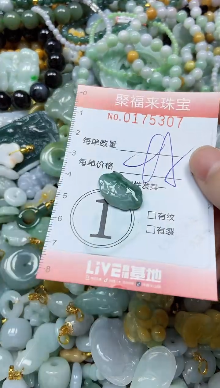 翡翠未镶嵌颈饰闪购0175307