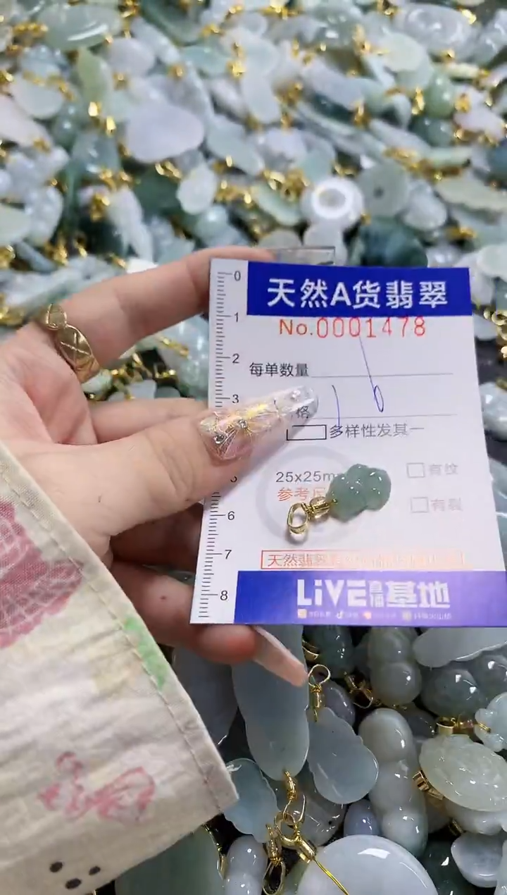 颈饰未镶嵌翡翠天然A货翡翠