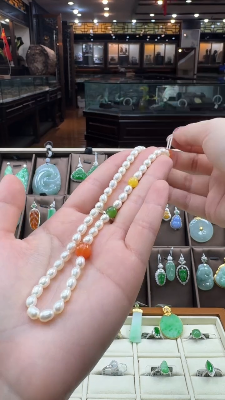 【闪购商品】淡水珍珠手机链未镶嵌手机链