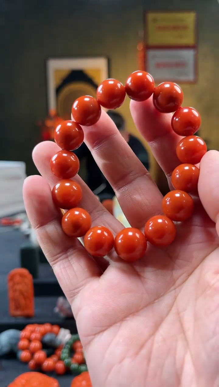 【闪购商品】南红玛瑙颈饰未镶嵌手串