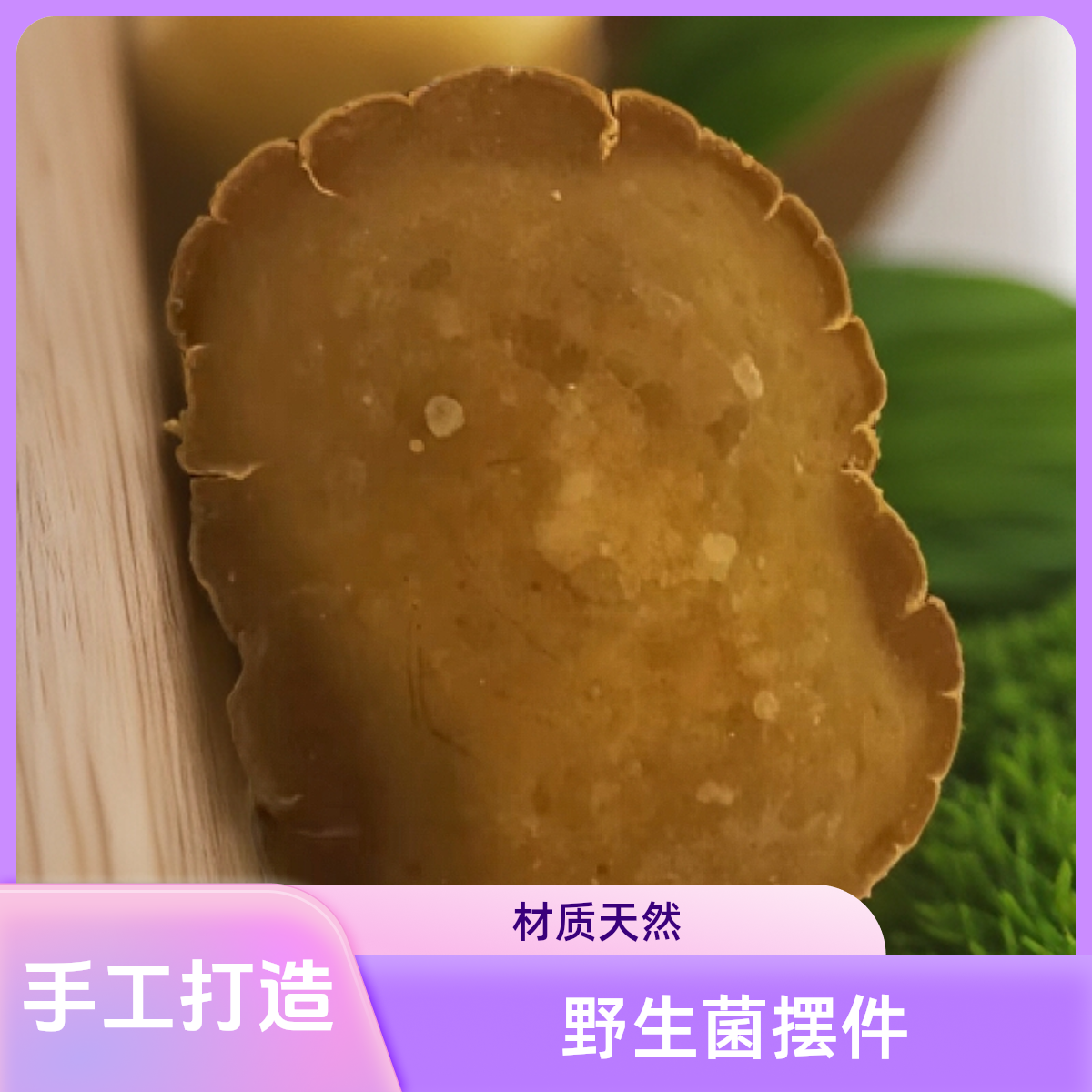 桑树上的山野菌摆件
