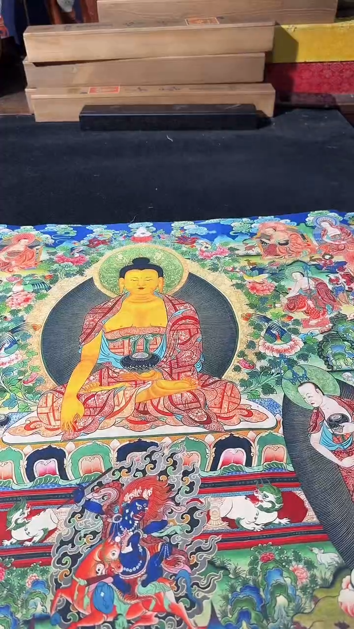 卷轴画藏式珍藏彩绘艺术馆46