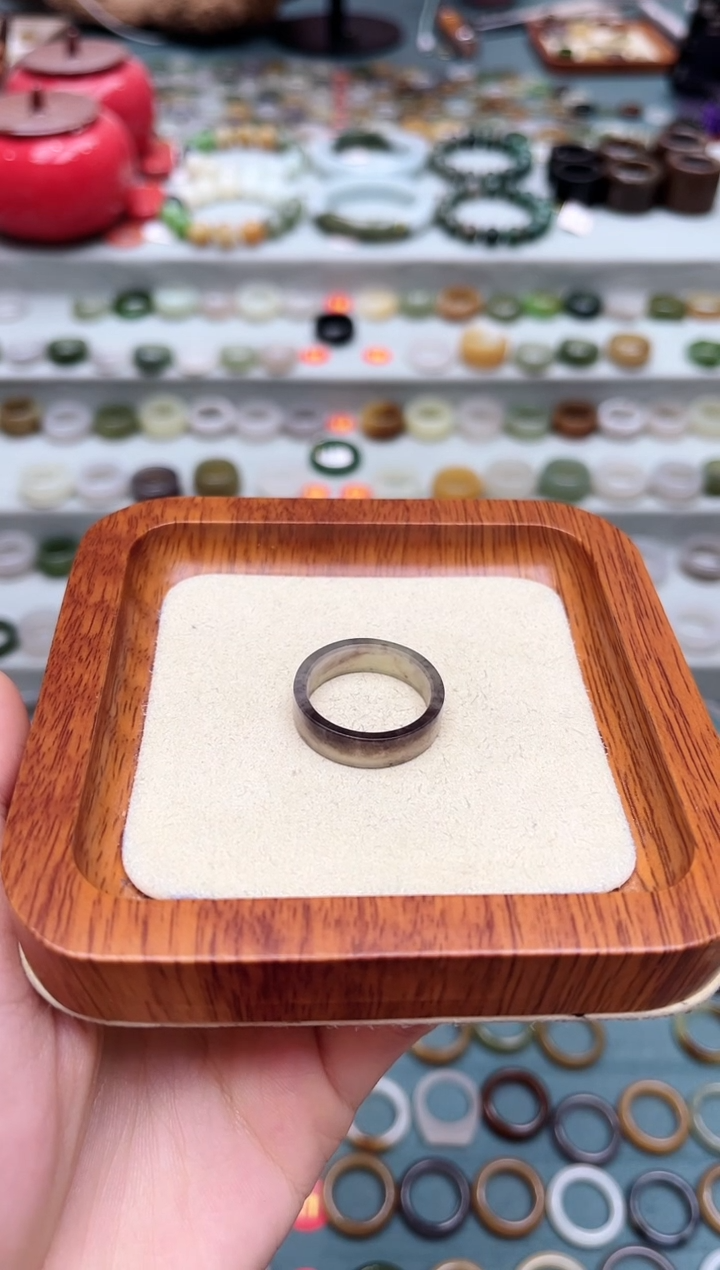 和田玉戒指未镶嵌21号