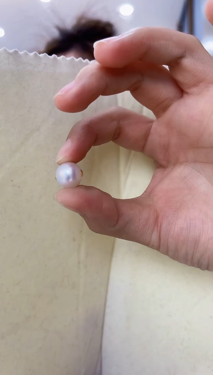 【闪购商品】海水珍珠吊坠(赠链)18K金镶嵌澳白吊坠