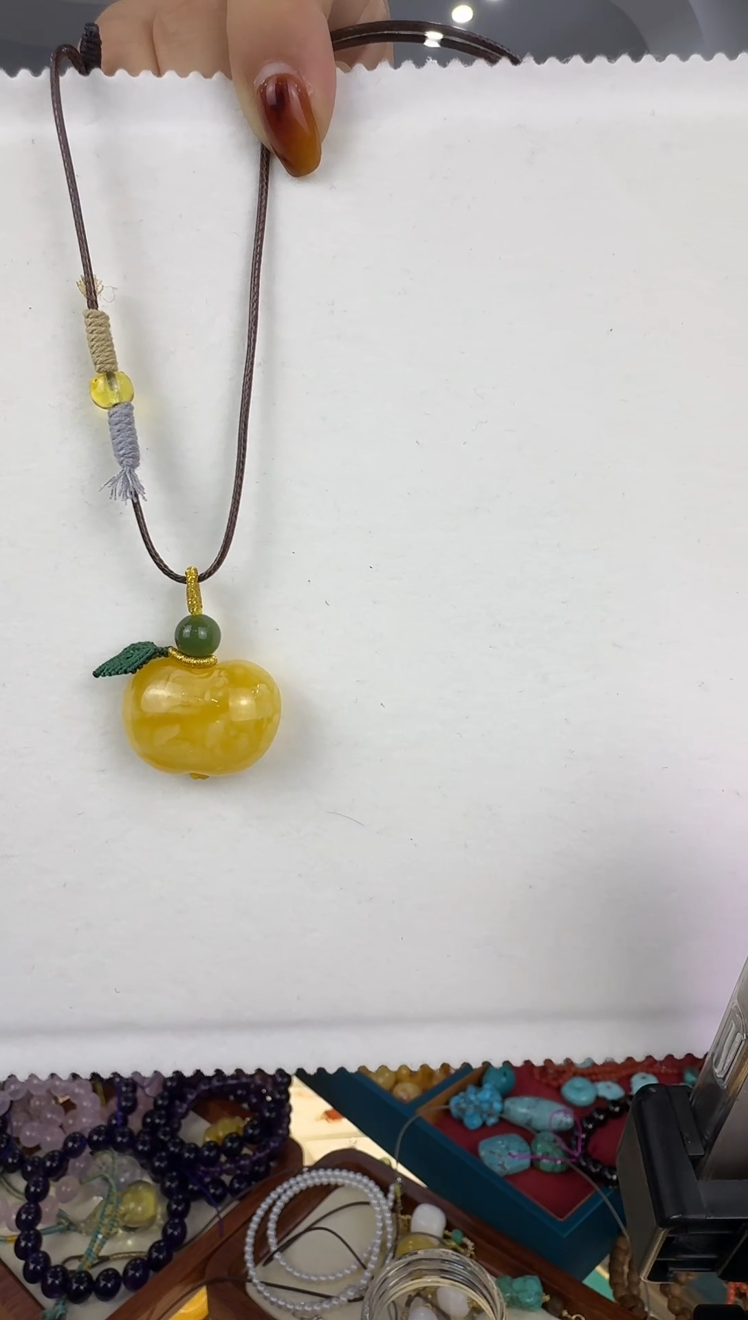 蜜蜡吊坠(赠链)未镶嵌精致的吊坠