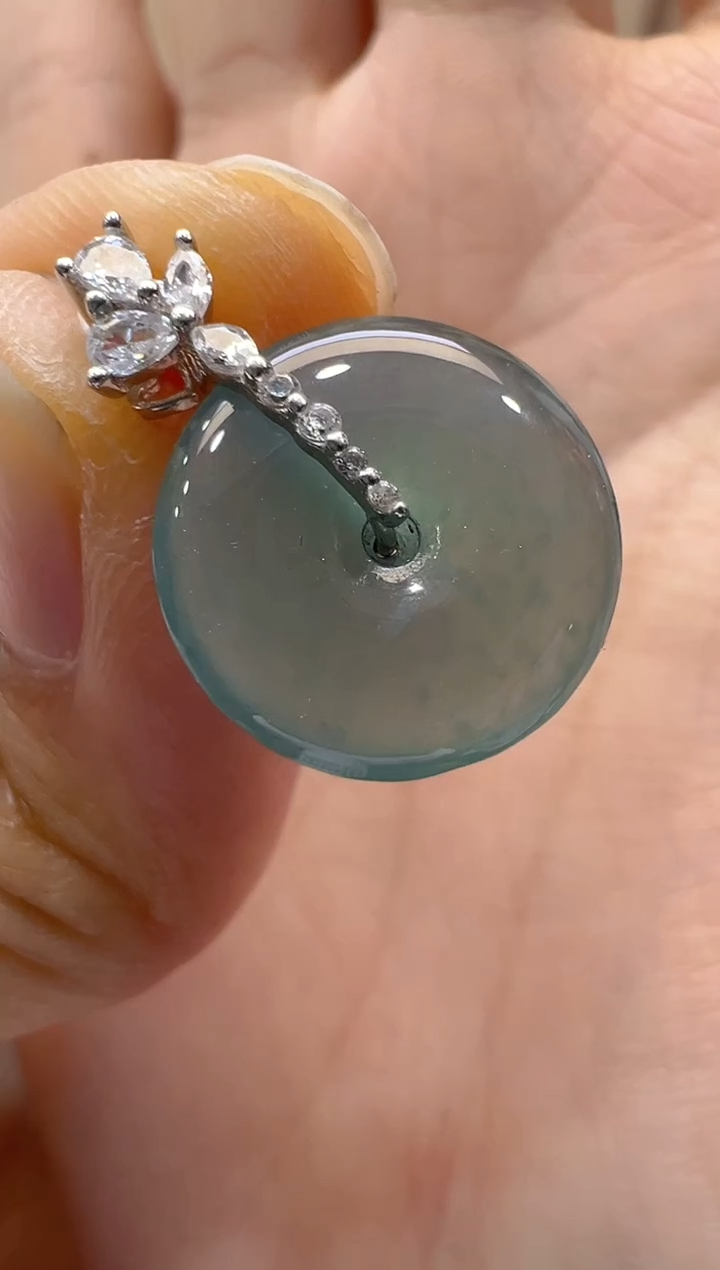 【闪购商品】翡翠吊坠(不含链)银S925镶嵌多样性团购发一件