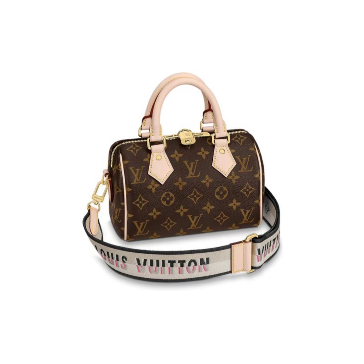 未使用 LouisVuitton/路易威登  Speedy20 老花单肩包