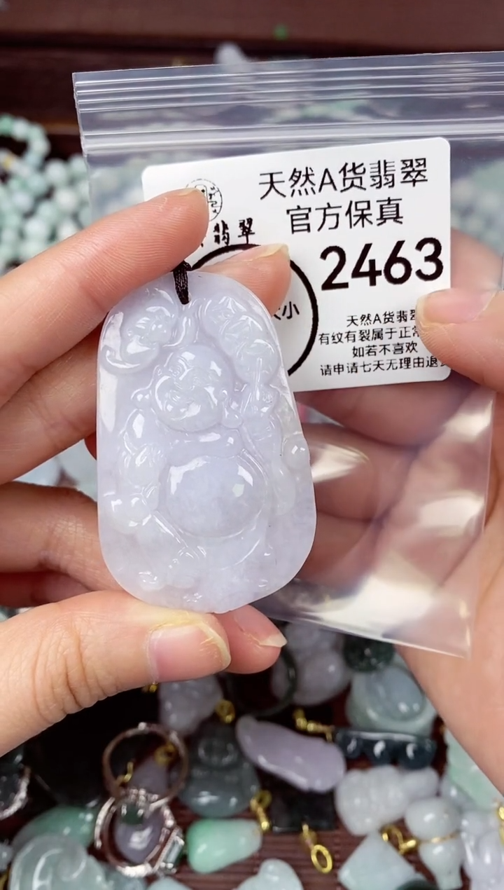 【闪购商品】翡翠颈饰未镶嵌天然A货翡翠 2463