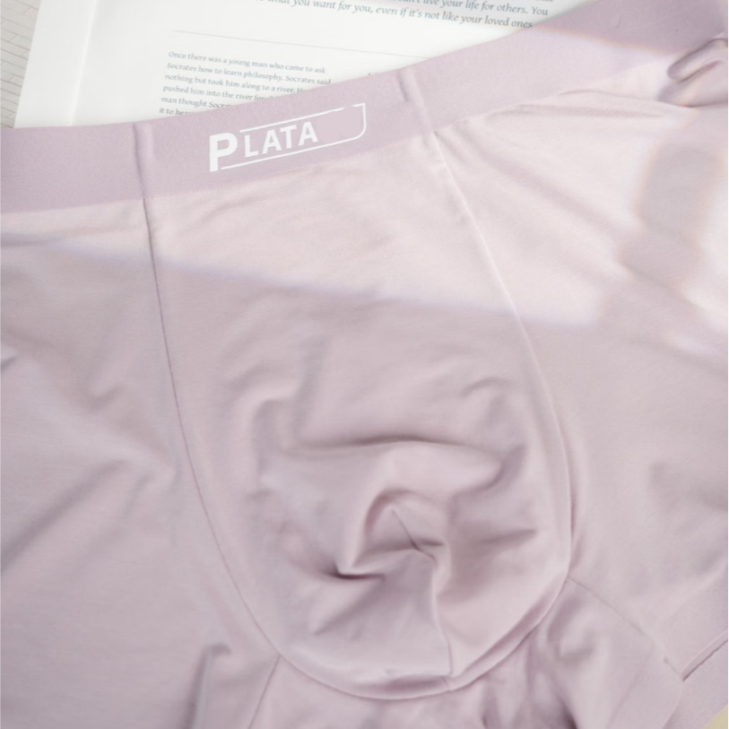 品牌尾货80支兰精莫代尔一片式热压无痕舒适透气吸汗男士内裤