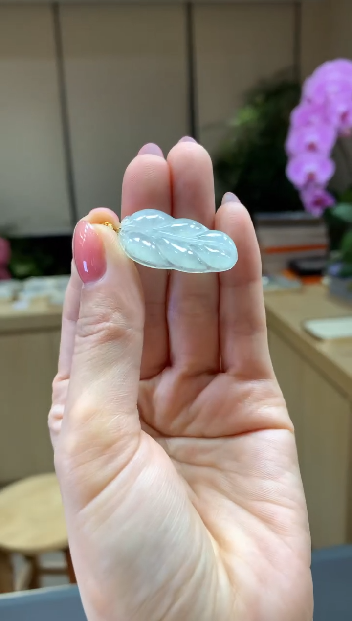 【闪购商品】翡翠颈饰18K金镶嵌|不退不换