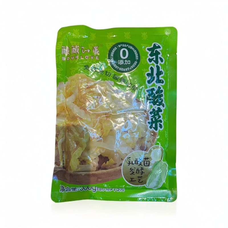东北酸菜 0添加无异味乳酸菌发酵 炖排骨大骨棒做馅 净含量：500g