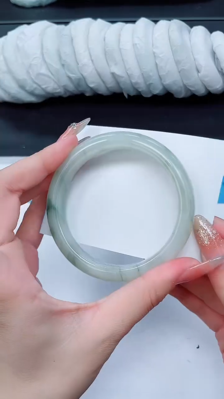 未镶嵌手镯石英质玉A41-61`62`63