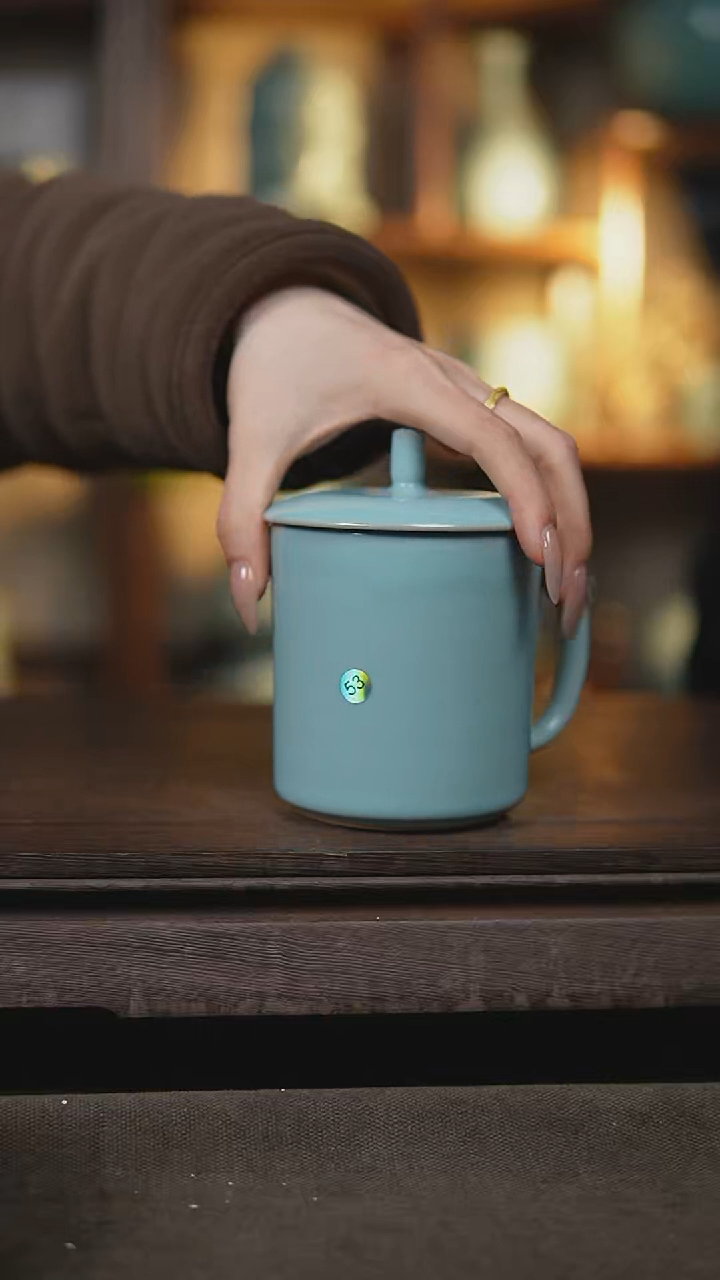 【闪购商品】杯仿古宋臻纯手工办公杯瑕53