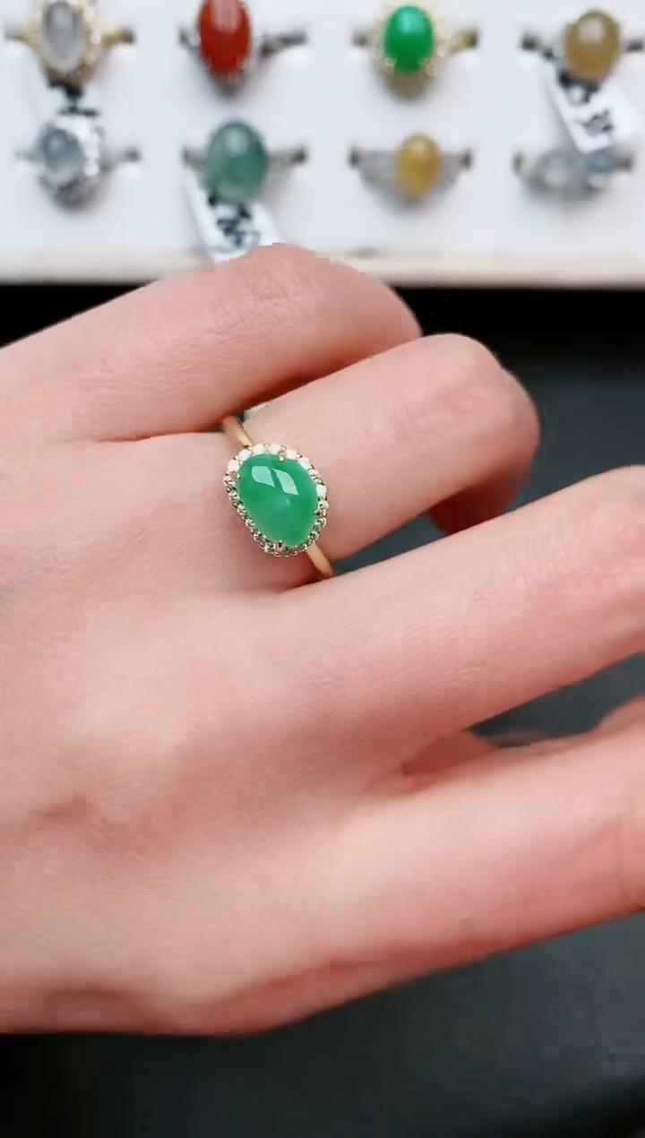 【闪购商品】翡翠戒指银S925镶嵌.....