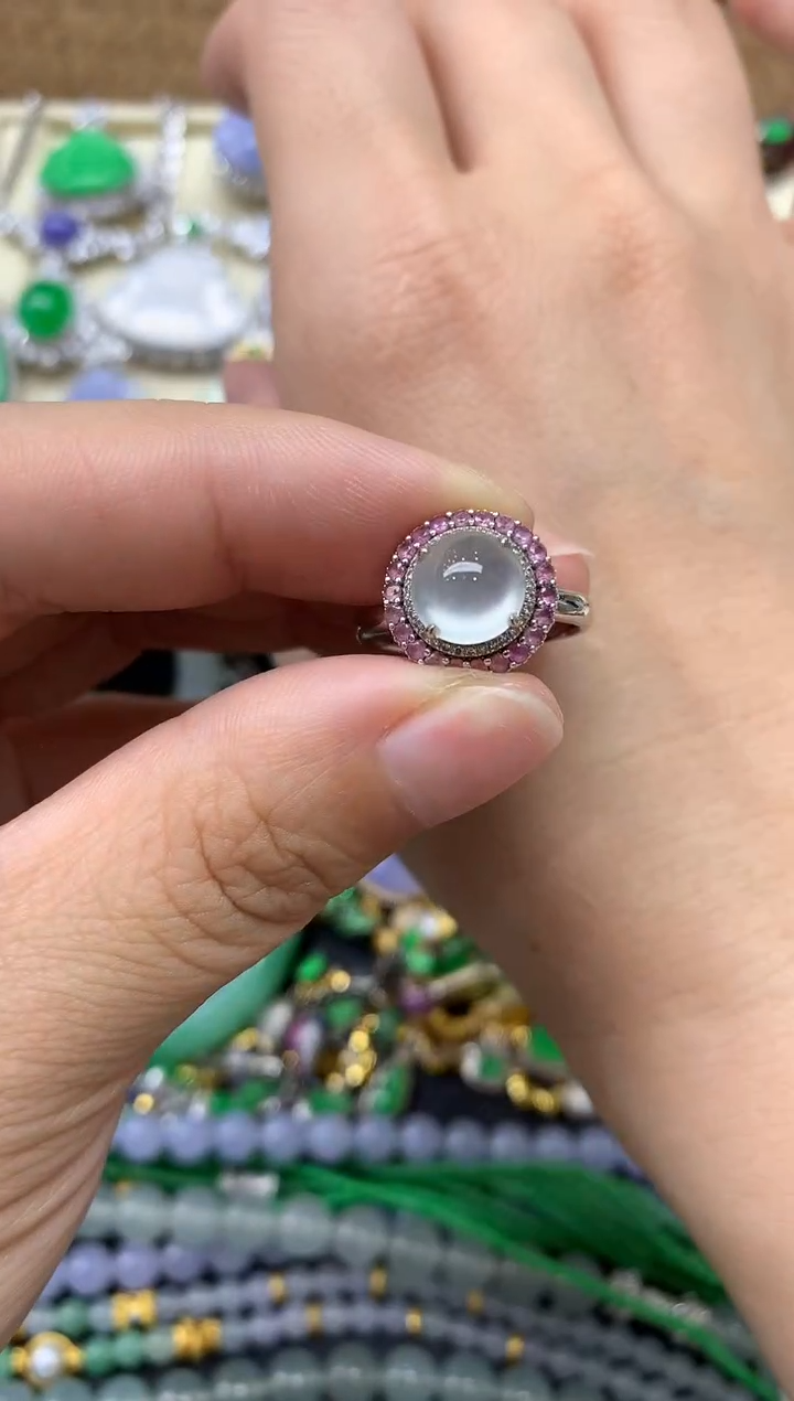 【闪购商品】翡翠戒指18K金镶嵌209-中国好珍宝