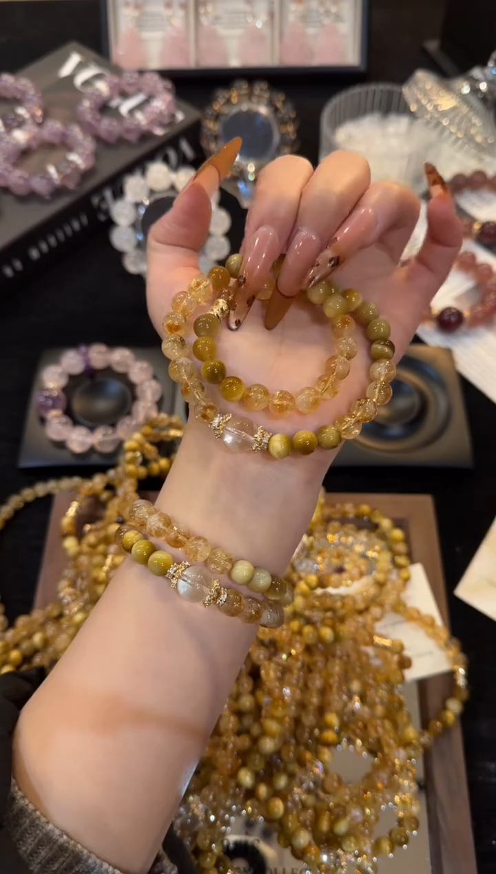 合金手链水晶吸米大霸王x3605