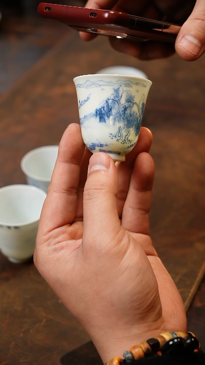 【闪购商品】定园作品手作手绘瓷杯180