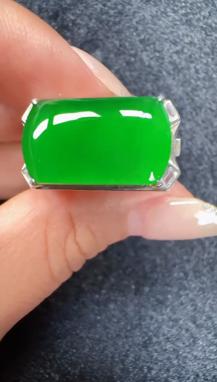 未镶嵌定制翡翠翡翠戒指188