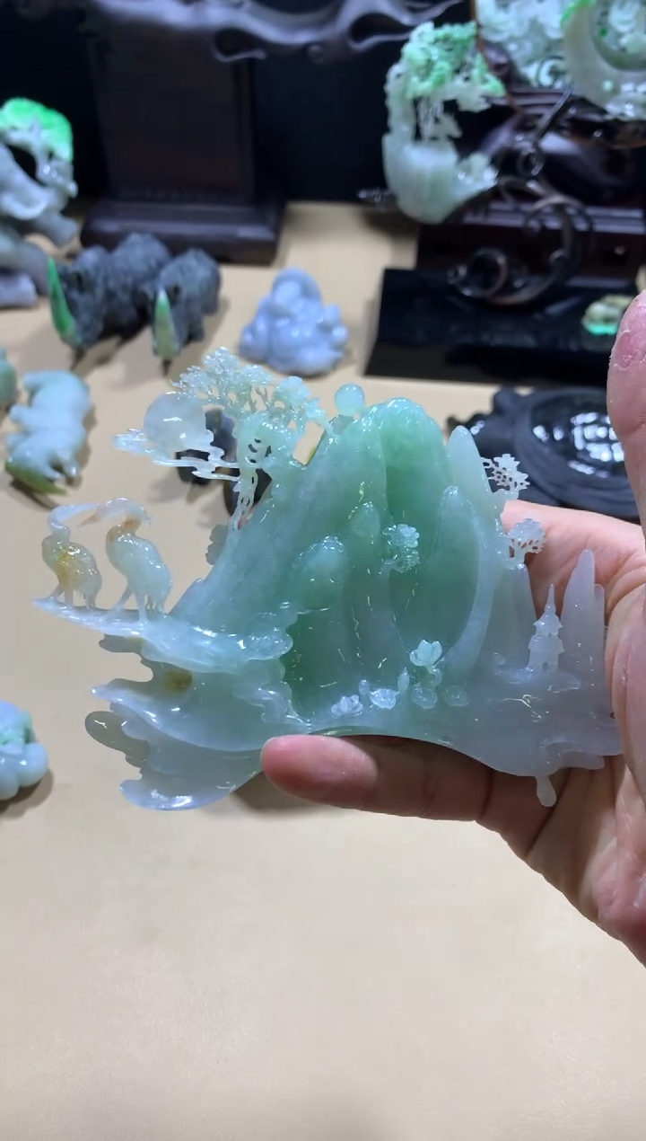 【闪购商品】翡翠未镶嵌挂件翡翠摆件