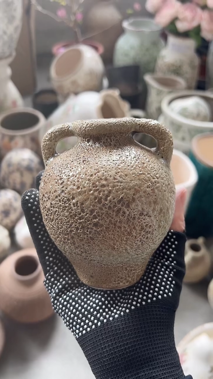 【闪购商品】陶瓷花盆高12cm内口2.1cm