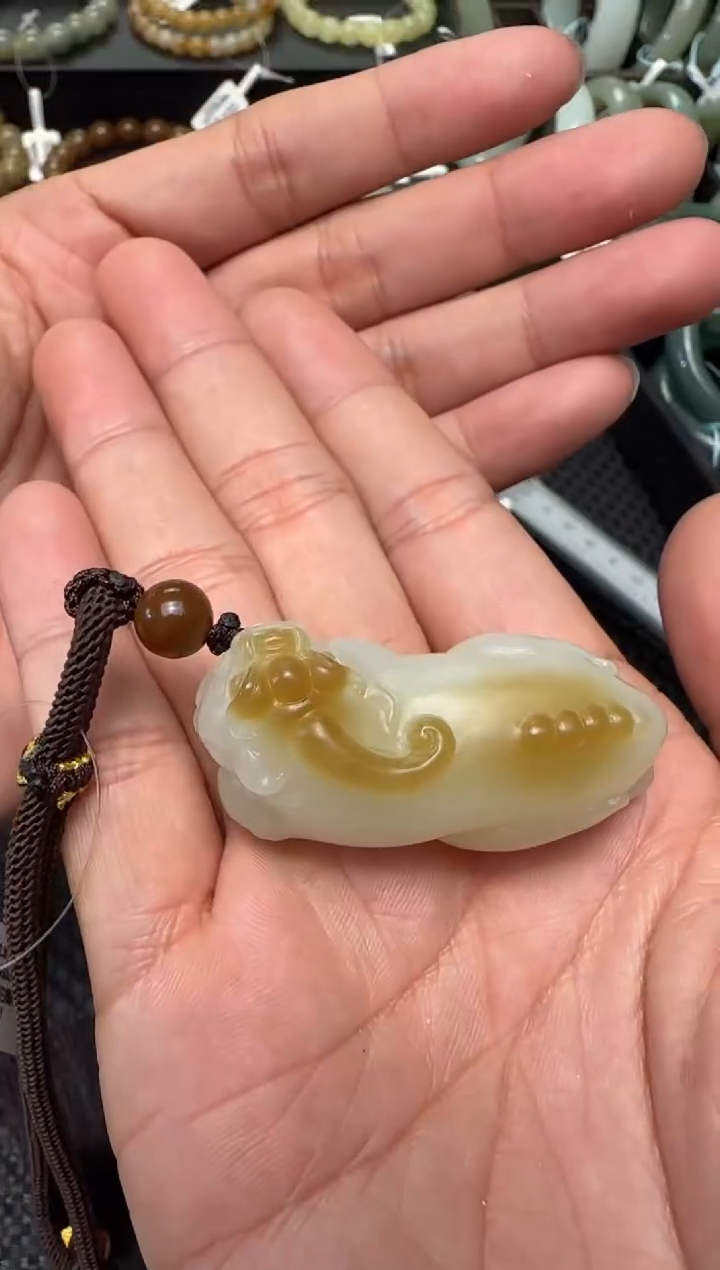 吊坠(赠链)未镶嵌和田玉貔貅