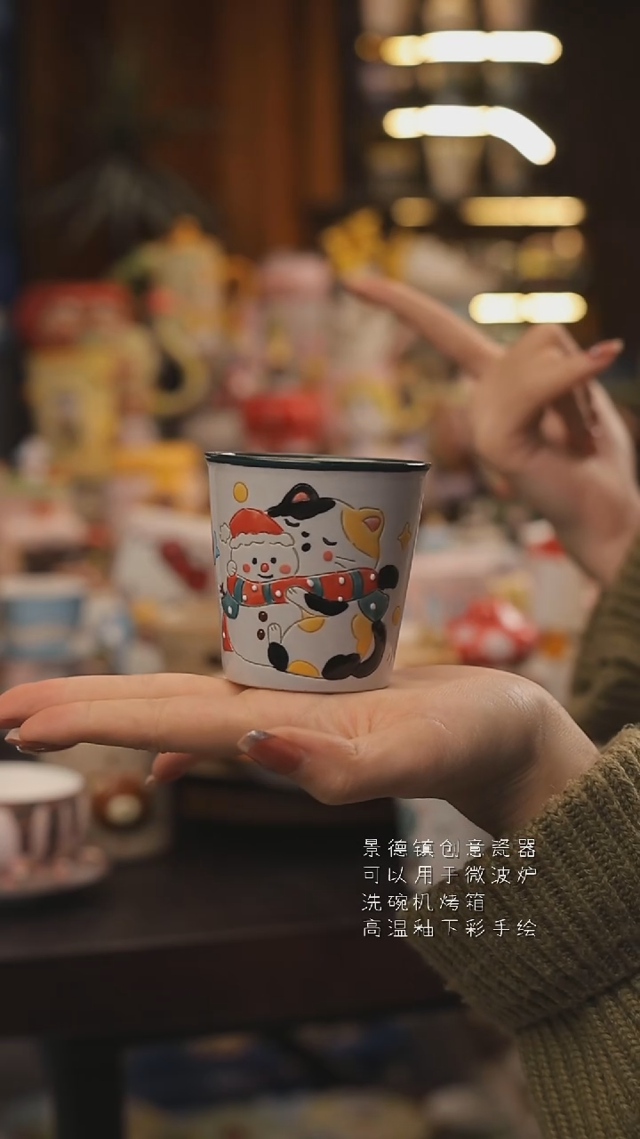 景德镇釉下彩绘设计师款式陶瓷