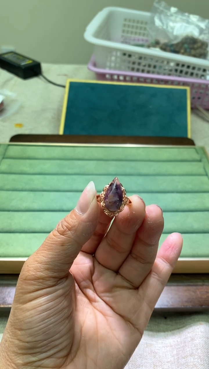 【闪购商品】水晶戒指未镶嵌多样性发一件535