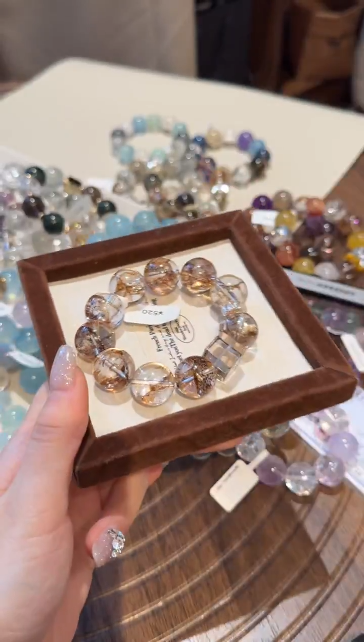 未镶嵌手串水晶）拍8单发一串 拍1单发单珠 默认微瑕 多样性发货