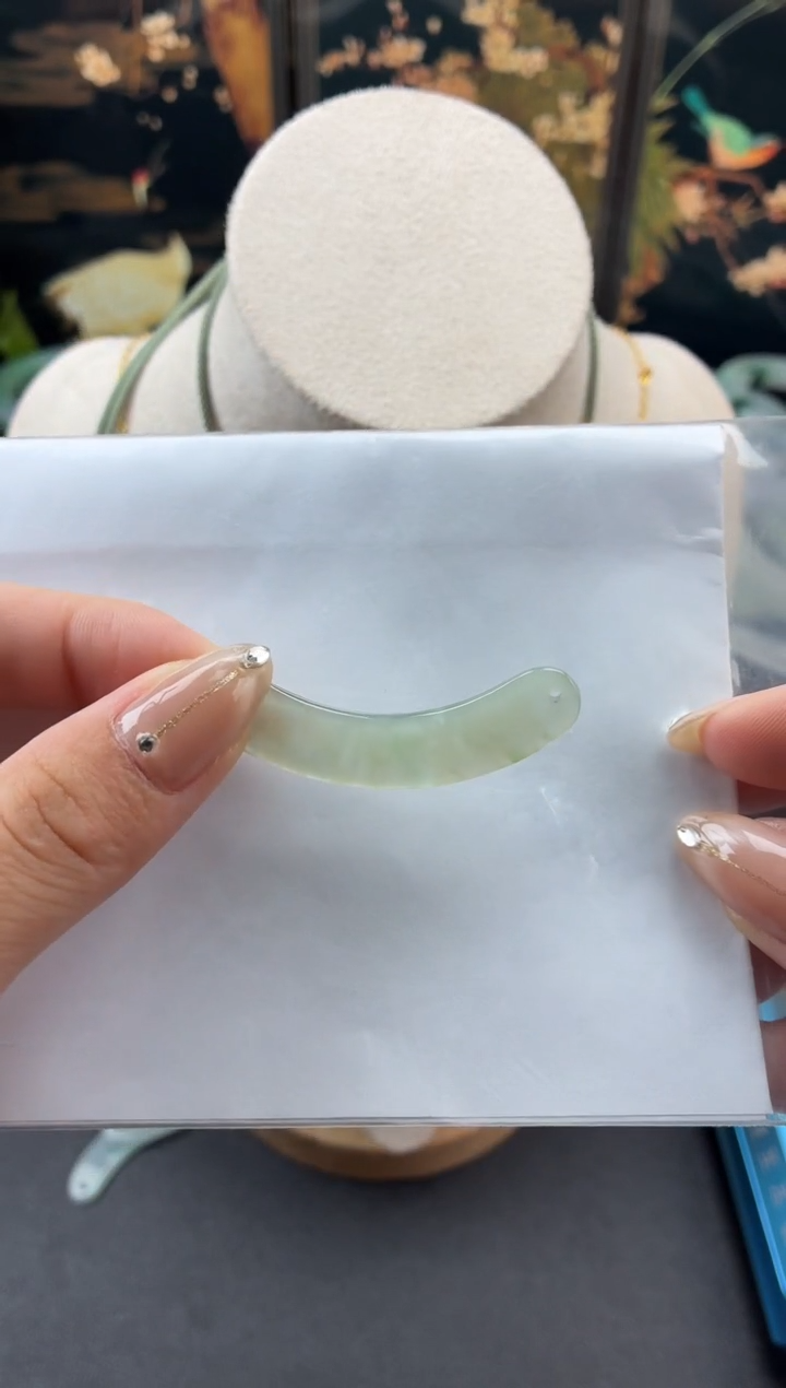 翡翠未镶嵌颈饰33号玉璜