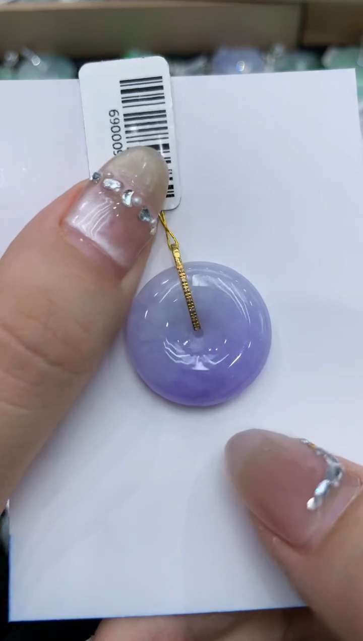 【闪购商品】翡翠颈饰18K金镶嵌222222222