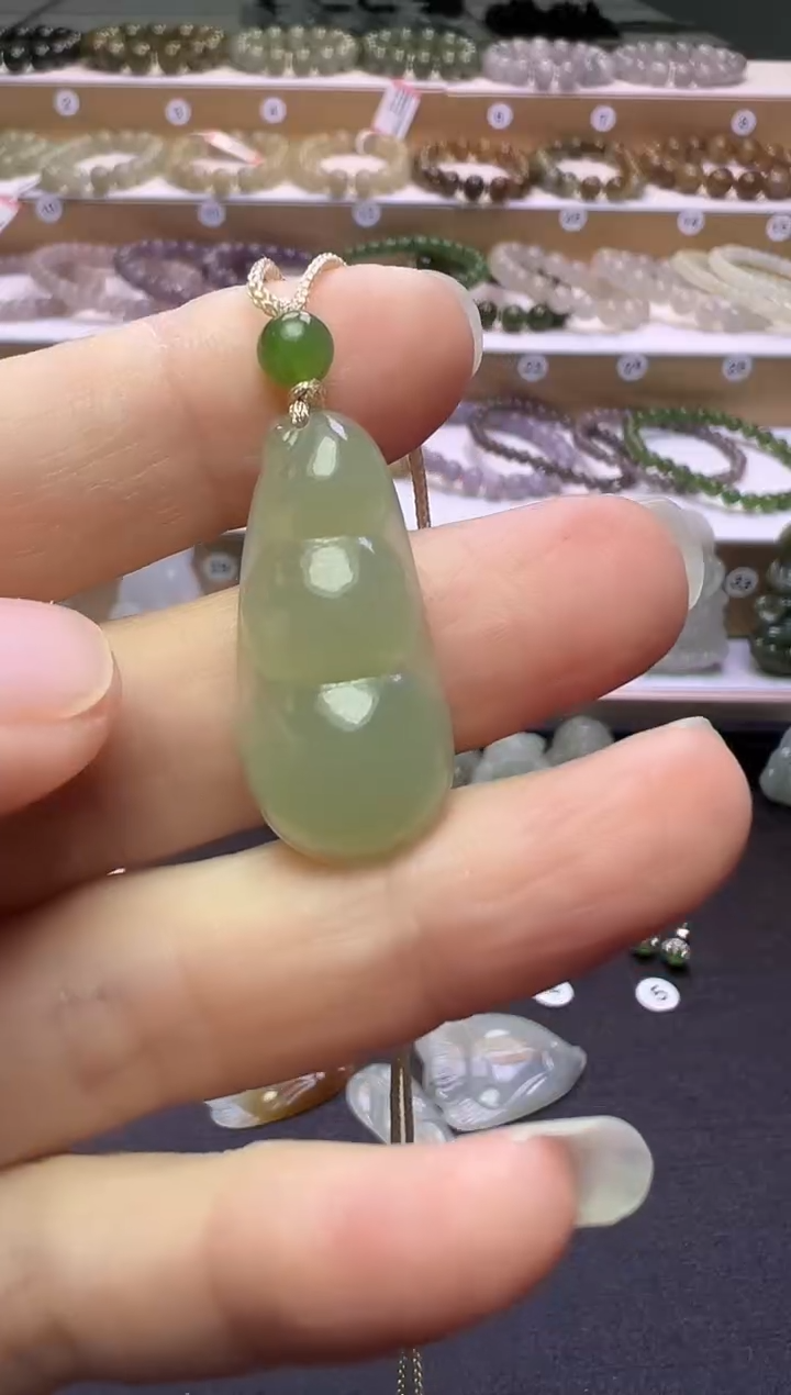 颈饰未镶嵌和田玉255号链接约卡30*14*5