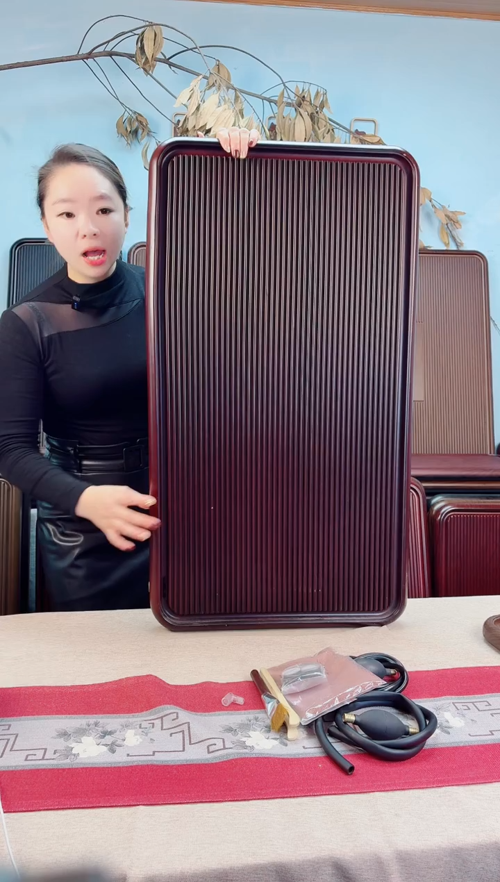 1*千川红色茶盘90*50*5