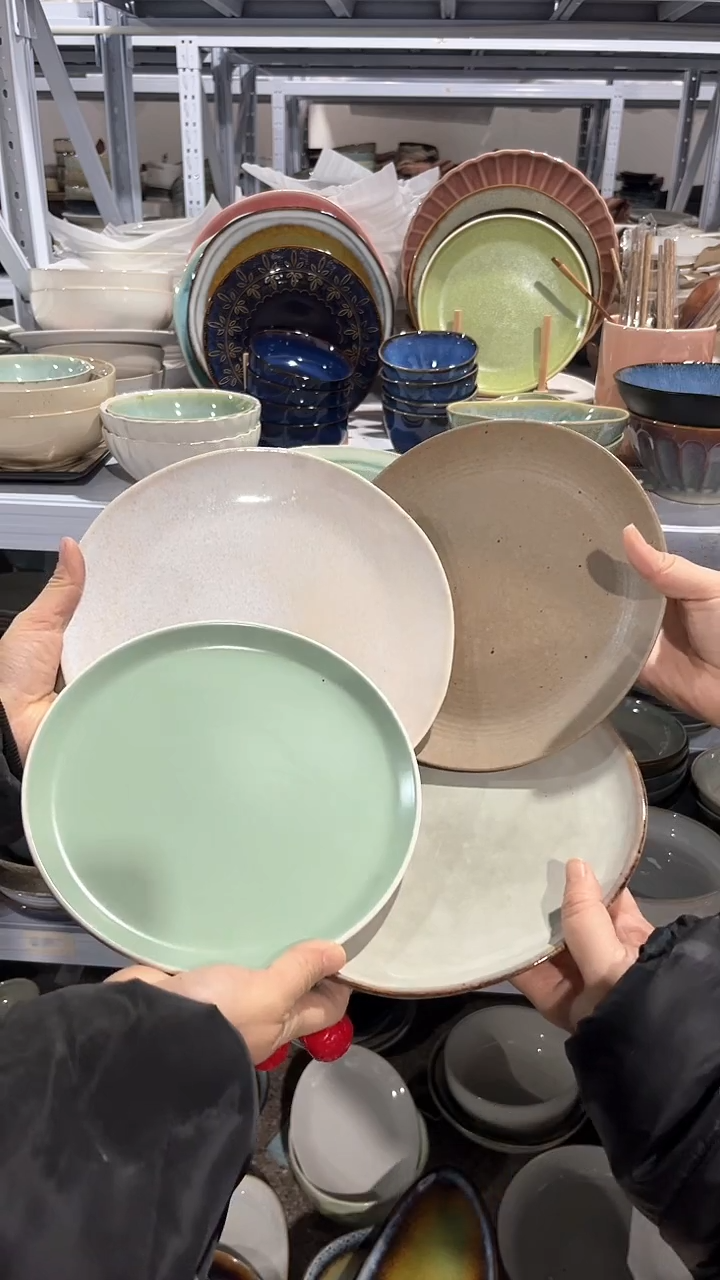 【闪购商品】瓷片外贸尾货瑕疵满20包邮X4 小盘组合