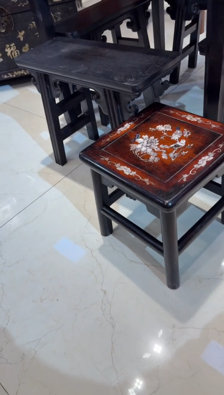 木紫檀牡丹花开富贵凳298.8888