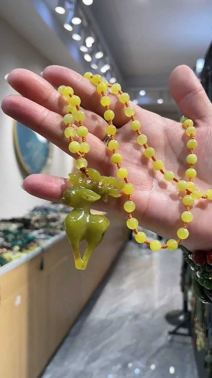 【闪购商品】岫玉颈饰未镶嵌吊坠