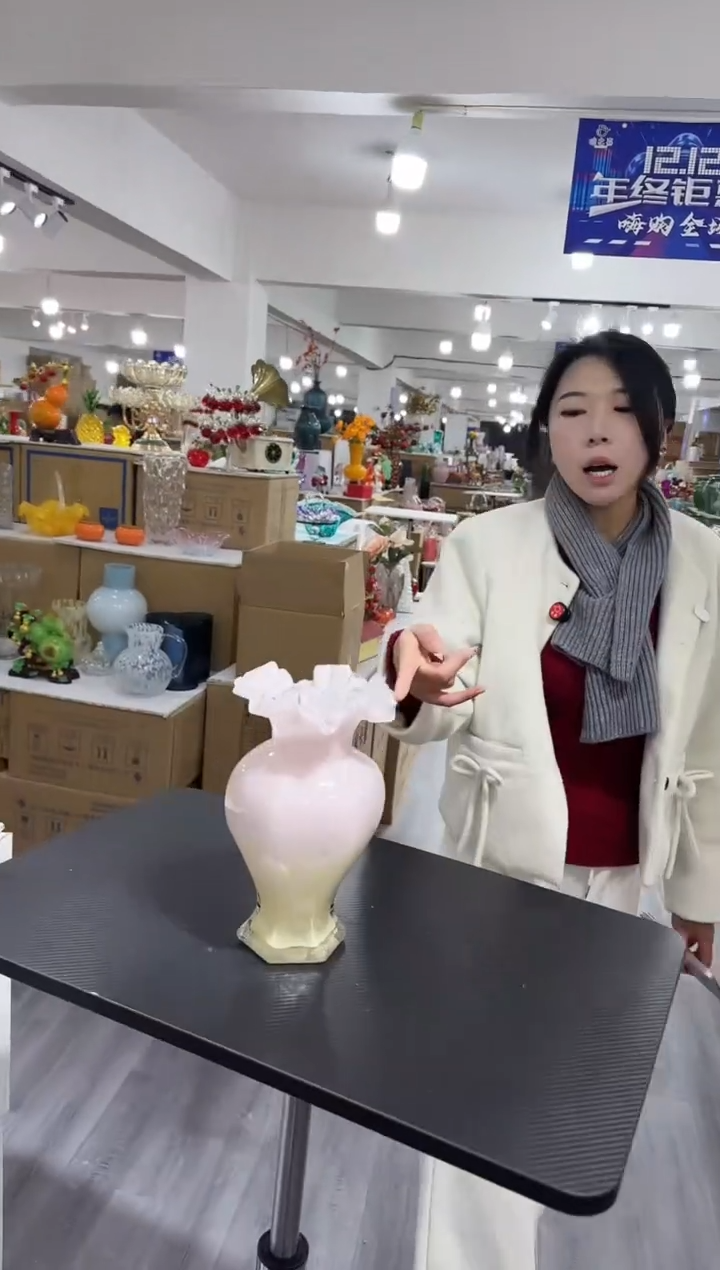 【闪购商品】琉璃瑞鸿花器早Q-8