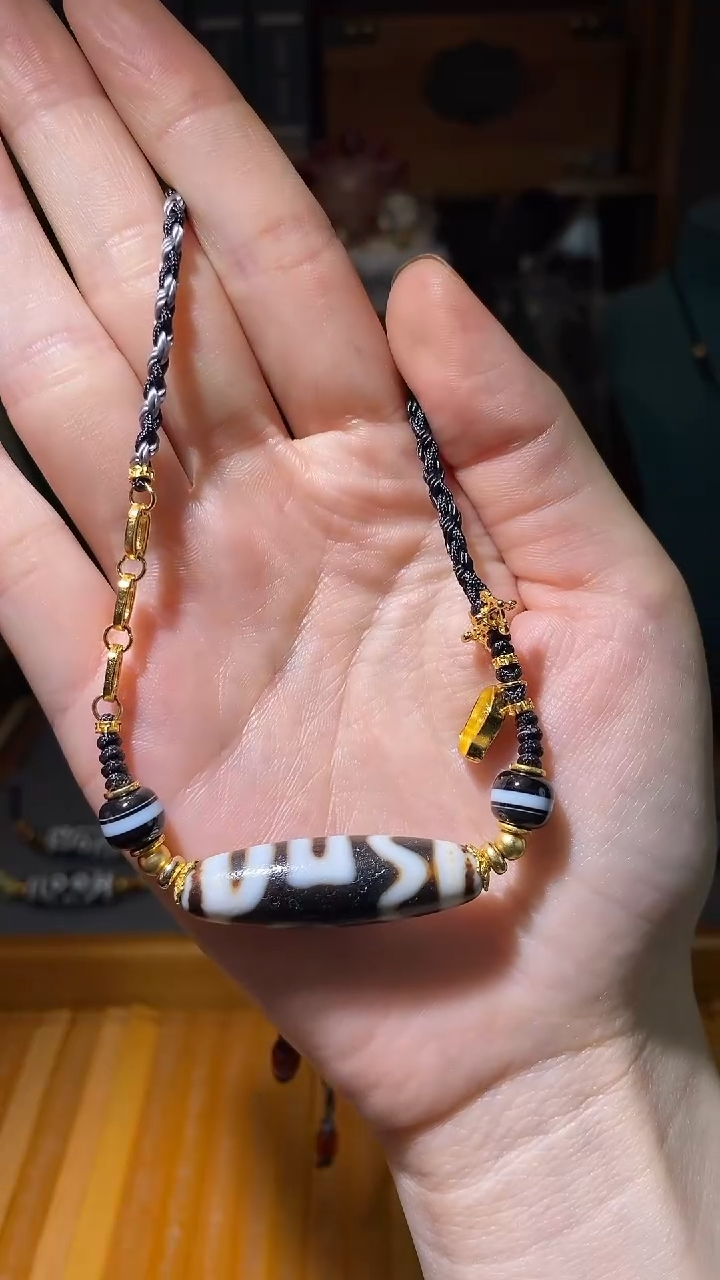 未镶嵌颈饰玛瑙/玉髓（覆膜）C08702多样性发一